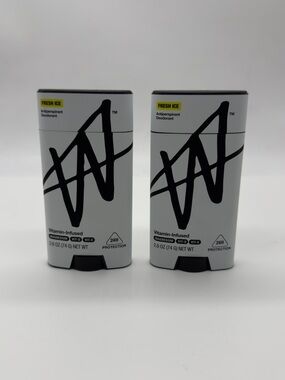2pk W By Jake Paul Men's Antiperspirant Deodorant Solids Fresh Ice 2.6 oz